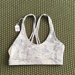 lululemon athletica Marble Print Sports Bra